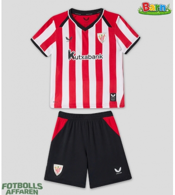 Athletic Bilbao Hemmaställ Barn 2026-27 Kortärmad (+ Korta byxor)